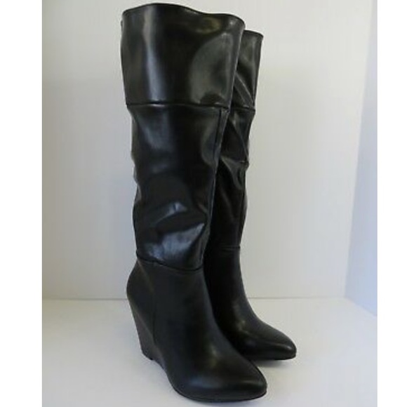 Sociology Women'S Wedge Boots Black - Picture 3 of 8